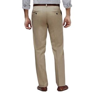 🆕Haggar Men's Tan Premium Slim Comfort Pants